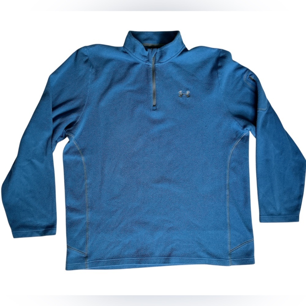 Under Armour Men's Zip-Up Blue Sweater
